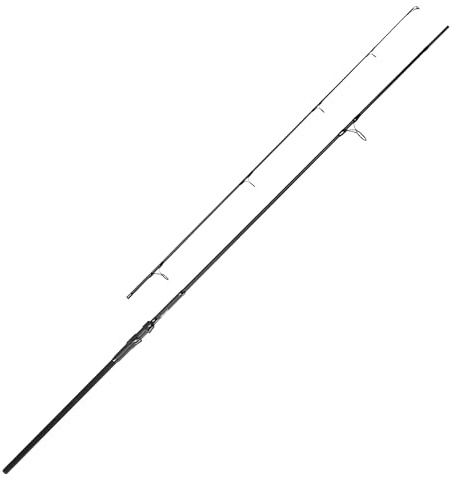 BAT-Tackle X-10 Hybrid Stalker Karpfenrute – 30T Carbon Steckrute mit teleskopierbarem Griff | Semi-parabolische Aktion | Kompaktes Packmaß | Antifrap-Ring, Eva-Griff, 3-Steg-Ringe