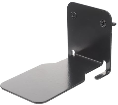 DECOMELODY Mensola da Muro Invisibile in Acciaio Scaffale Sospeso Robusto e Resistente Organizer Libreria per Camera da e Studio Design Minimalista Nero