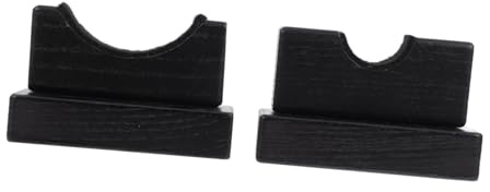 ROMISBABA 2Pcs Baseball Bat Stands Stable Bat Holders for Suitable for All Easy to Clean Black