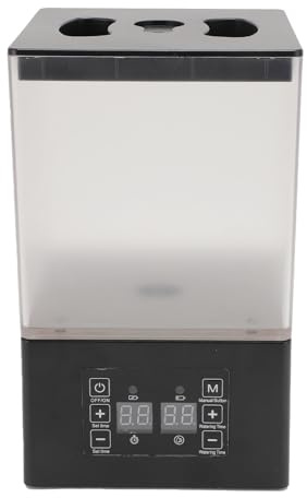 Yechiry Kits de Sistemas de Riego Automático de Plantas, impianto de Riego por Goteo 2 en 1 con Tanque de 1.3 L para Interiores con Temporizador de Agua y Pantalla LCD para El Hogar