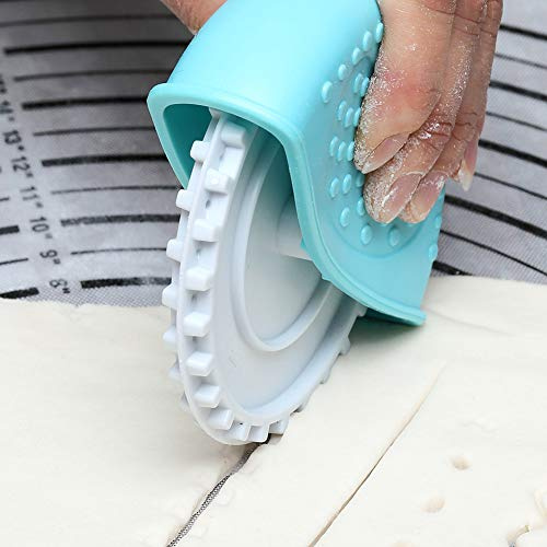 Taidda Pastry Wheel Decorator Cutter Set Durable Baking Tools for Pastry Lattice Cutter for Household Kitchen, Made of Food Grade Plastic, Ergonomic Design, Suitable for Making Pies and Bread