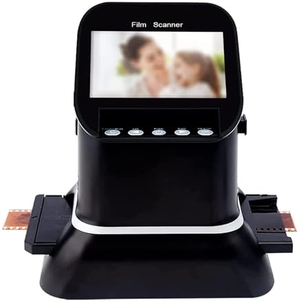 Digitaler Film- und Diascanner - Konvertiert 135, 126, 120, 127 Filme und Dias in digitale JPG-Fotos, 22 MP Auflösung, 4,3-Zoll-LCD-Bildschirm