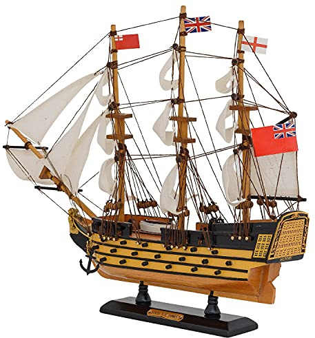 aubaho Modellschiff HMS Victory Schiff Segelschiff Maritim Deko Antik-Stil kein Bausatz
