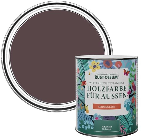 Rust-Oleum Purple Mould-Resistant Garden Paint In Satin Finish - Mulberry Street 750ml