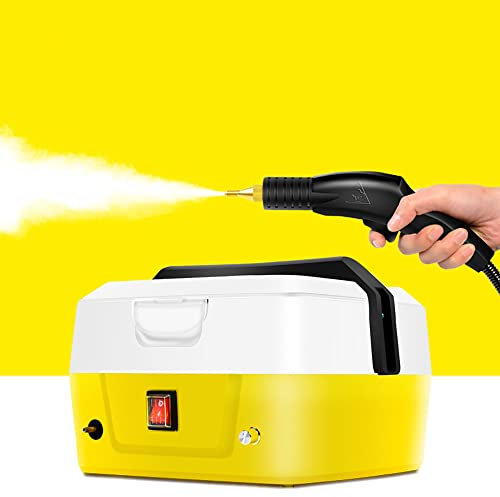 LeTkingok Macchina per La Pulizia a Vapore Ad Alta Temperatura per Uso Domestico 220V 3000W, Pulitore per Cappe Aspiranti per Condizionatori D'aria con Serbatoio Dell'acqua di Stoccaggio da 4L