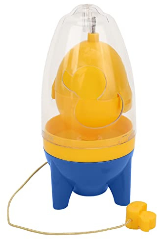 Dioche Eierschleuder, Manueller Eier-Homogenisierer, Eier-Schleuder, lustige Form, hohe Drehgeschwindigkeit, tragbarer goldener Eiermacher (Blau)
