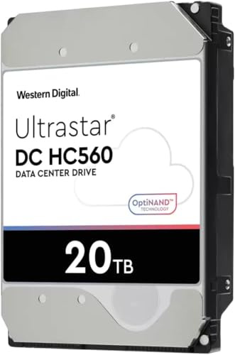 Western Digital Ultrastar DC HC560 0F38785 - Disco duro de 20 TB, interno de 3.5, SATA