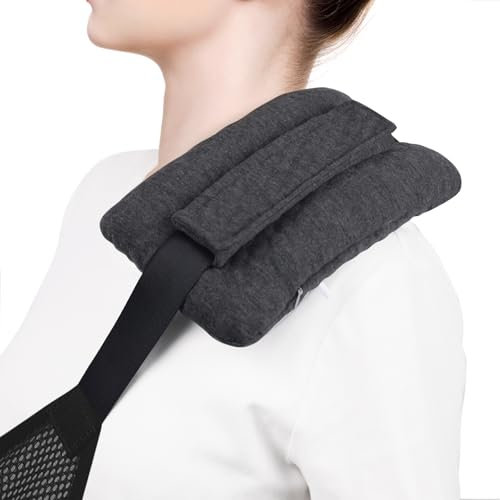 RoamReady Coussin de ceinture de sécurité pour mastectomie post-chirurgie, coussin de soutien pour la récupération de la poitrine, chimio, port cardiaque, pontage, hystérectomie, cadeau pour femme