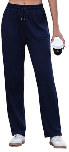 Uniexcosm Pantalon De Sport Long en Coton Pantalons pour Femme Pantalon Jogging Femme Pantalon De Survêtement d'hiver