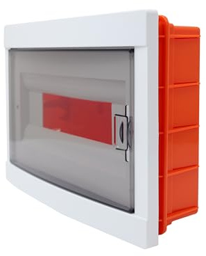 RSE Boîte de distribution encastrée avec fenêtre IP20 IK10 1 rangée 12 modules/PLE (unités d'espace)