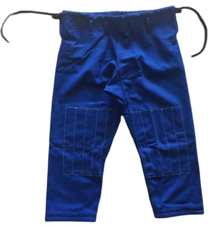 FANCYPUMPKIN Lätt brasiliansk Jiu Jitsu byxor BJJ Gi träningskläder byxor BJJ Jiu Jitsu, BLÅ, XL