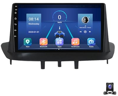 Generico Autoradio Stereo 2 DIN Radio Compatibile per Renault Megane 3 2008~2014 Car Multimediale con Carplay Android Auto, SWC