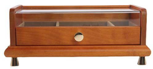 Elegante cassettiera in legno con 3 cassetti - Elegante nizer per la decorazione della casa Pratica soluzione per gioielli nizer per una vita senza ingombri.