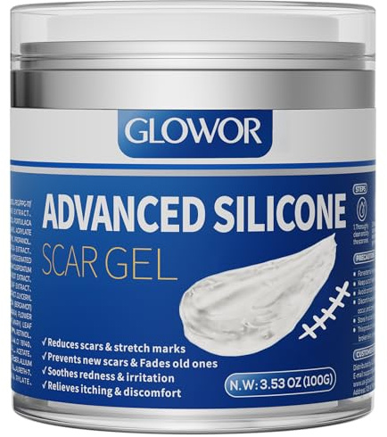 Advanced Silicone Scar Gel for Face & Body, 3.53oz (100g)