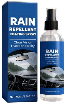 Spray idrofobico - Detergente antiappannamento da 100 ml, rivestimento idrorepellente, trattamento per parabrezza auto | Spray protettivo a lunga durata, soluzione per la cura esterna del veicolo per