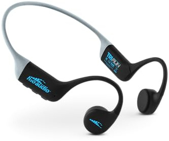 H2O Audio Bone Conduction Headphones, Running Headphones, Ipx8, Tri Run | Waterproof And Sweatproof Open Ear, For Running, Cycling And Watersports, Wrap Around Earbuds, Bluetooth 5.3