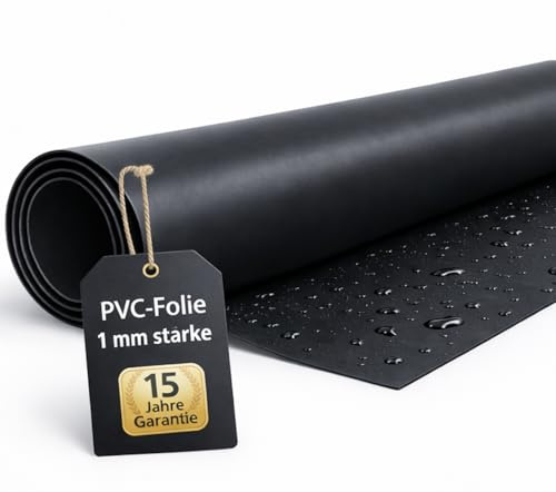 Galińscy Professionelle Teichfolie PVC 1mm 15 Jahren Garantie, Gartenteich I UV- Witterungsbeständig Folie (1m x 2m)