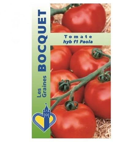 Sachet de graines de Tomate hybride F1 Paola - 0,2 g - légume fruit - LES GRAINES BOCQUET