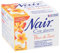 NAIR - Cera divina con estratti di fiori di tiaré, speciale pelle sensibile, si rimuove senza strisce, vaso da 400 g + 2 salviettine Finitura perfetta