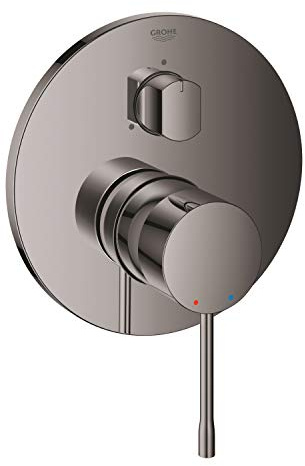 Grohe Essence 24092A01 Mischbatterie mit 3-Wege-Umsteller, Serie Essence, 18 x 10 x 15,8 cm, Graphit glänzend