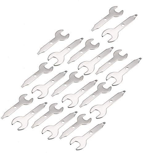 Electric Grinder Wrench, 9.5mm Single Open End Wrench, 100 Pieces