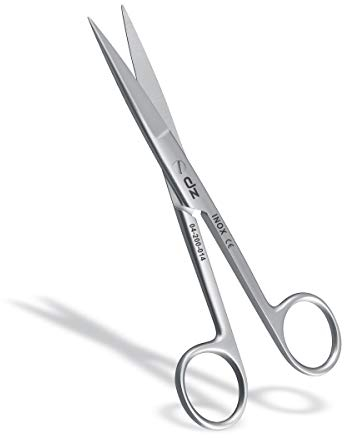 Tijeras rectas para vendajes de acero inoxidable, 3 variantes (S/S = afiladas)