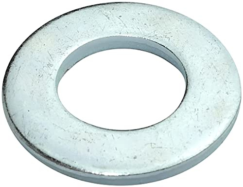 AERZETIX - C49134 - Satz von 100 Unterlegscheiben flach breiter - beilagscheiben - M10 Ø20mm H 1.9mm - aus verzinktem stahl - DIN 125 - für holzkonstruktionen