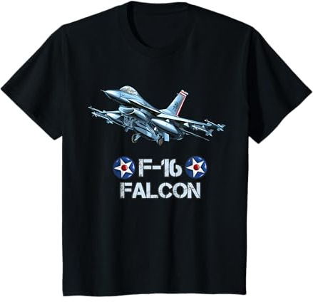 Aereo da combattimento dell'aviazione americana F16 Falcon Maglietta