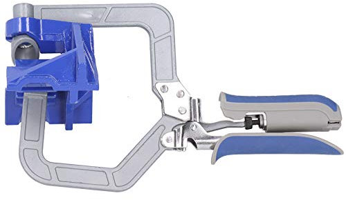 Morsetto angolare professionale per la lavorazione del legno. Utensili manuali per la lavorazione del legno - Fissatore ergonomico per punzoni ad angolo retto da 90 gradi - Ideale