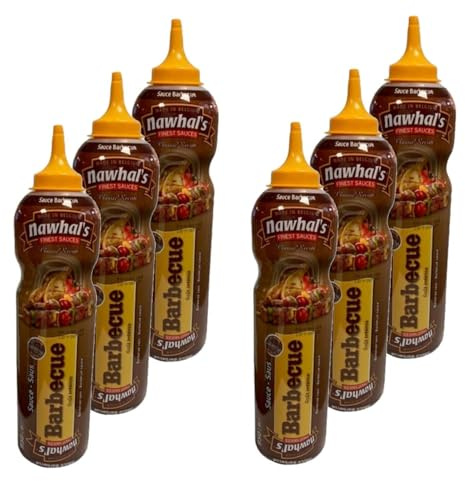 Lot 6x Sauce barbecue - Bouteille 500ml