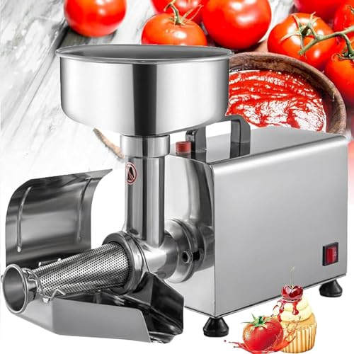Tomato Sauce Maker - Stainless Steel Food Strainer Tomato Milling Machine for Blueberry, Apple, Pumpkin - Kitchen Tool for Homemade Sauces and Jams