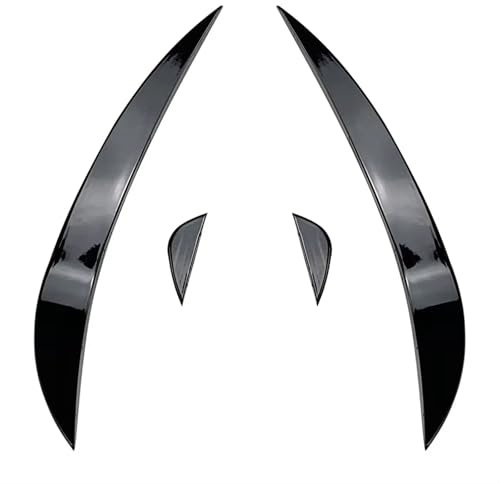 Frontspoiler Für VW Für Golf 6 MK6 Für GTI Für GTD Für GTE 2009-2013 Seitensplitter Canard Air Blade Tuning Auto Frontstoßstange Seitenspoiler Front Spoiler Lippe