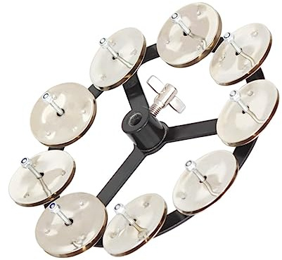 ibasenice Copper Hi-hat Bell for Drum Cymbal Silver Portable Cymbal Bell for Musical Instruments Dj Equipment