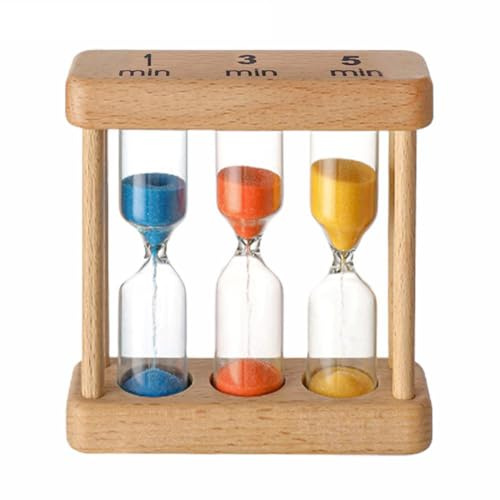 Minutes Combination Wooden Time Timers Brush Teeth Make Tea Sandglass Clock Timer Handmade Sand Kid Gift