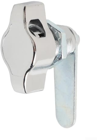 MoSundi Serrure mécanique à came en alliage de zinc sans clé pour boîte aux lettres, placard, meubles, armoire, casier de sécurité (20 mm)