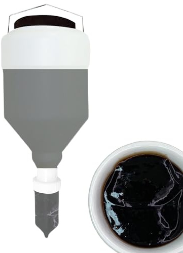 Botellas de compresión de condimentos | Dispensador de salsa de tomate hangable | 5,5 L recipiente de botella de fugas rechable para salsas Condimento Cocina Ketchup Vestidos de crema agria