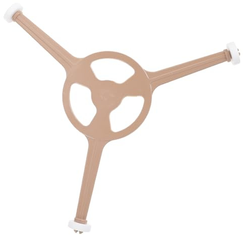 TOPPERFUN Support Triangulaire en Plastique Plateau Tournant Stable et Antidébordement Pièce de Rechange Essentielle pour Micro-ondes Compatible Four à Micro-ondes