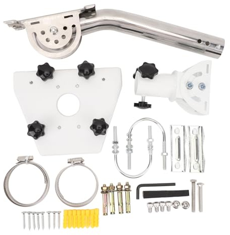Kit adattatore satellitare Kit di montaggio per carichi pesanti per parabola standard Gen 3 V3 Acciaio legato a 360 gradi
