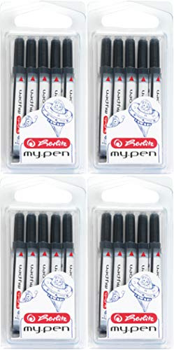 Herlitz 10999852 Universal-Tintenpatrone - My.Pen, blau (4X 5 Patronen, blau)