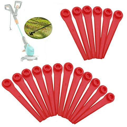 Chuancheng 32 Stück Kunststoff-Klingenschneider Ersatz für Gardena 9823 9825 9820 Akku-Rasentrimmer