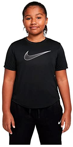 Nike Unisex Kinder Df One Gx T Shirt, Black/White, 152 EU