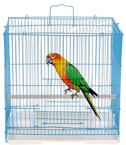 Käfig Für Papageiensittiche Vogelkäfig Vogelkäfig Nest Hamsterzucht Nistkasten Leicht zu reinigender Papageienkäfig for Sittiche, Papageien, Finken und mehr Für Sittiche, Unzertrennliche, Graupapageie