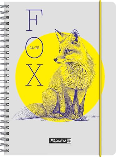 BRUNNEN Skolkalender (2024/2025) Fox, 2 sidor = 1 vecka, A5, 208 sidor