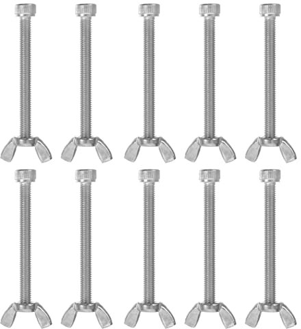 CIYODO Kit De 10 Paires De Vis Et D'écrous En Acier Inoxydable Kit Vis-écrous Outil De Réparation Robuste Et Solide Pour Réparation Industrielle Et Domestique