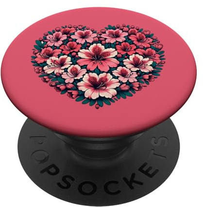 Azalea Bush Flowers Art Azalea flower PopSockets Swappable PopGrip