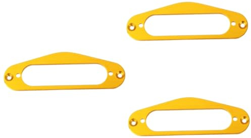 ifundom 3stücke Metal Pickup Für Single Coil Flat Tonabnehmer Schrauben Passend Für -stil Gitarren
