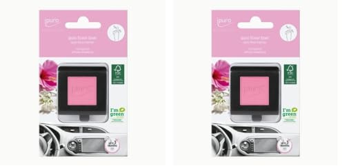 ipuro - erfrischender ipuro flower bowl Auto Duft - dezenter Lufterfrischer fürs Auto mit blumigen & belebenden Noten - angenehmer Auto Lufterfrischer für ein puristisches Dufterlebnis bis zu 3 Monate