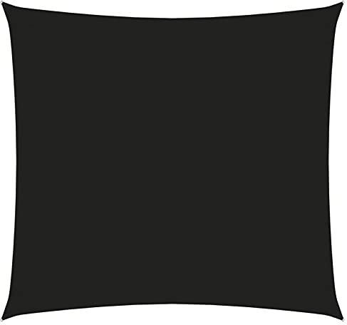 ShGaxin Sonnensegel, Sichtschutz Balkon, Balkon Sonnenschutz, Sonnenschutzsegel,Regenschutz Balkon, Seitenmarkise, Sichtschutz Terrasse, Oxford-Gewebe Rechteckig 2x2,5 m Schwarz