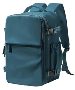 MUNTEA Kabinentasche Kabinen-Flugzeug-Reiserucksack, Handgepäck, Kabinenrucksack, Handgepäck, Herren und Damen, 15,6-Zoll-Laptoptaschen FüR Reisen(Blue)