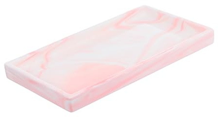 minkissy Bandeja De Mármol De Cerámica Para Guardar Joyas Bandeja De Almacenamiento De Cerámica Dormitorio